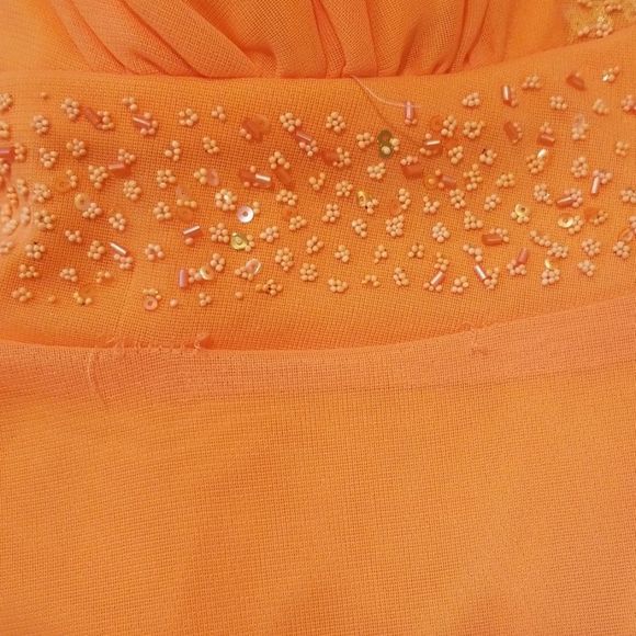 New My Michelle orange mini dress size L - Picture 6 of 6